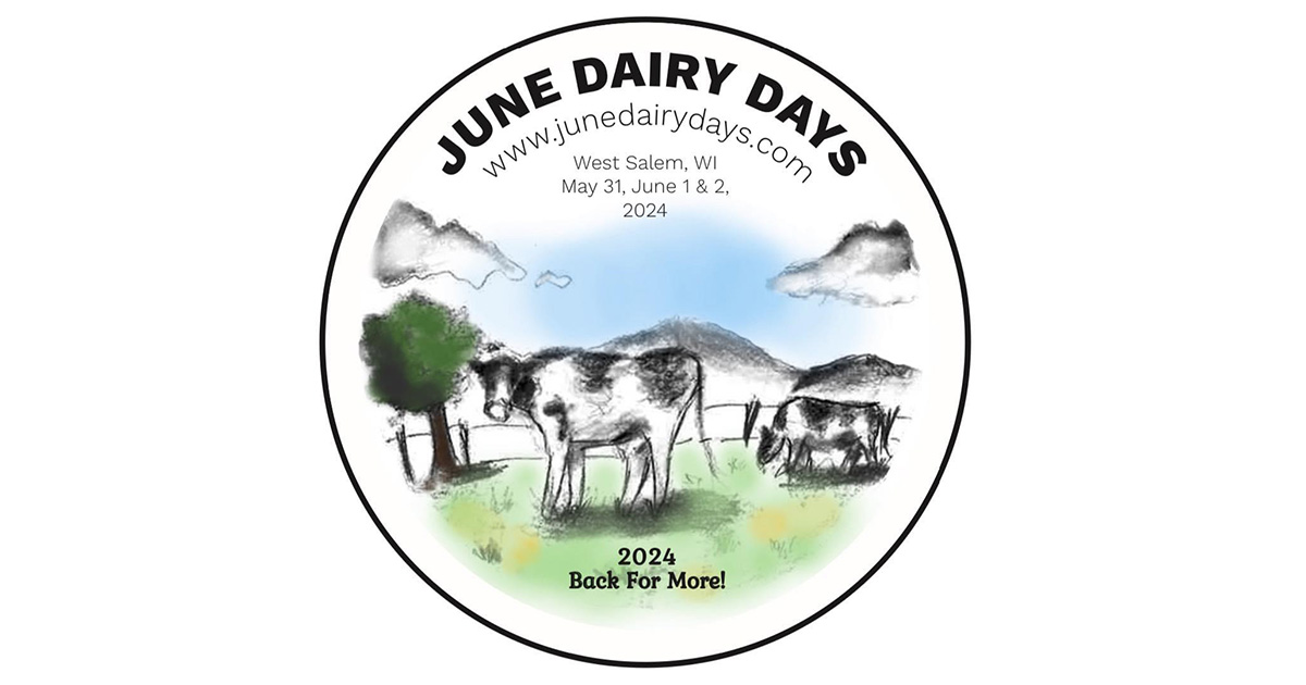 June Dairy Days Schedule June Dairy Days West Salem, WI