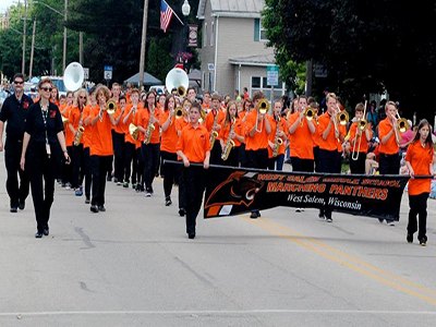 WSMS Marching Band at the June Dairy Days Parade WSMS Marching Band at the June Dairy Days Parade